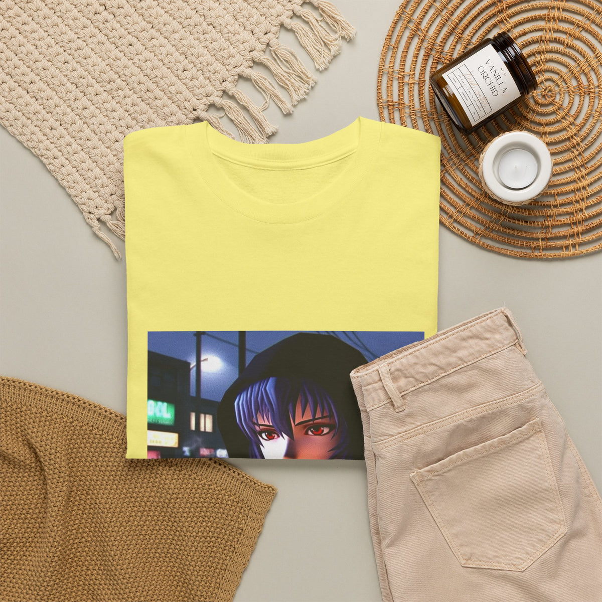 Rei Ayanami cruising GTA San Andreas Tee (Design 2)