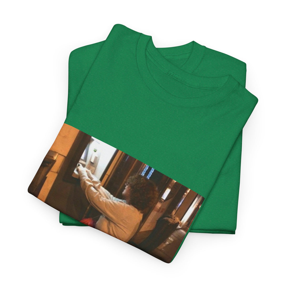 Gravity Defying Green Graphic Tee