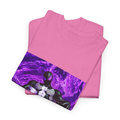 Symbiote Spider-Man Chilling with Lean Tee