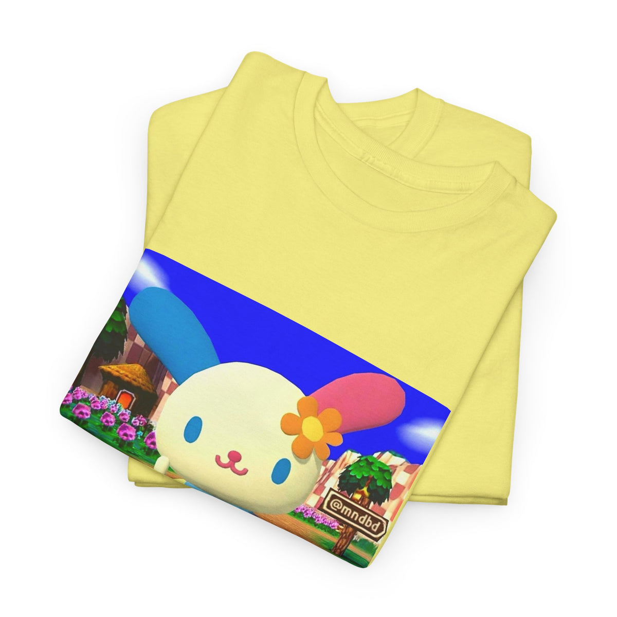 Cute Bunny Giving The Finger Tee