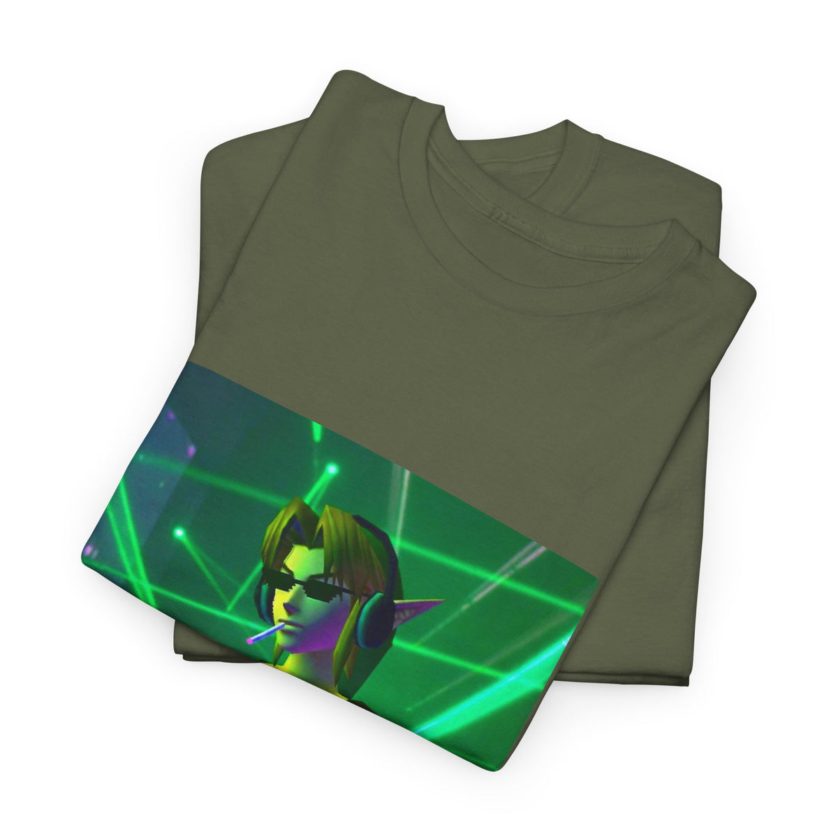 DJ Link Smoking A Blunt At The Club Tee
