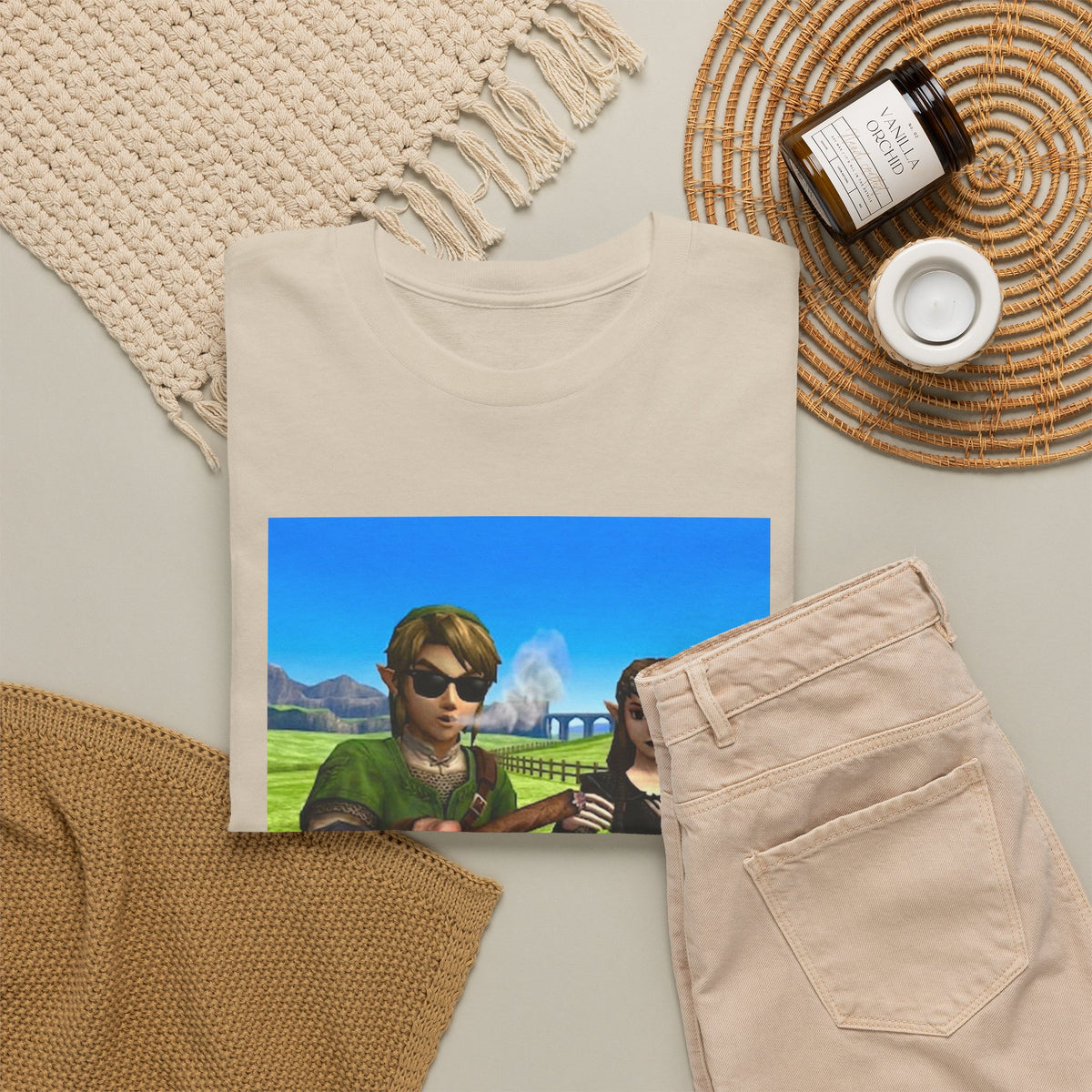 Link And Zelda Passing A Blunt Tee