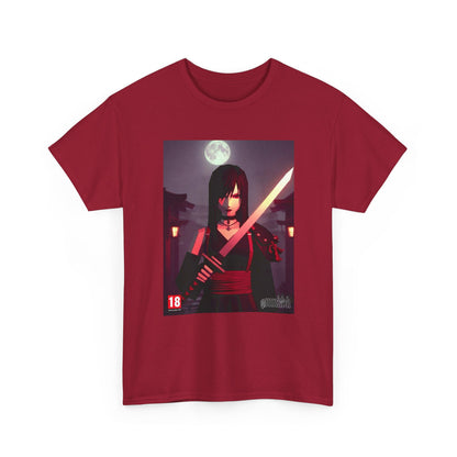 Samurai Warrior With Glowing Katana Tee