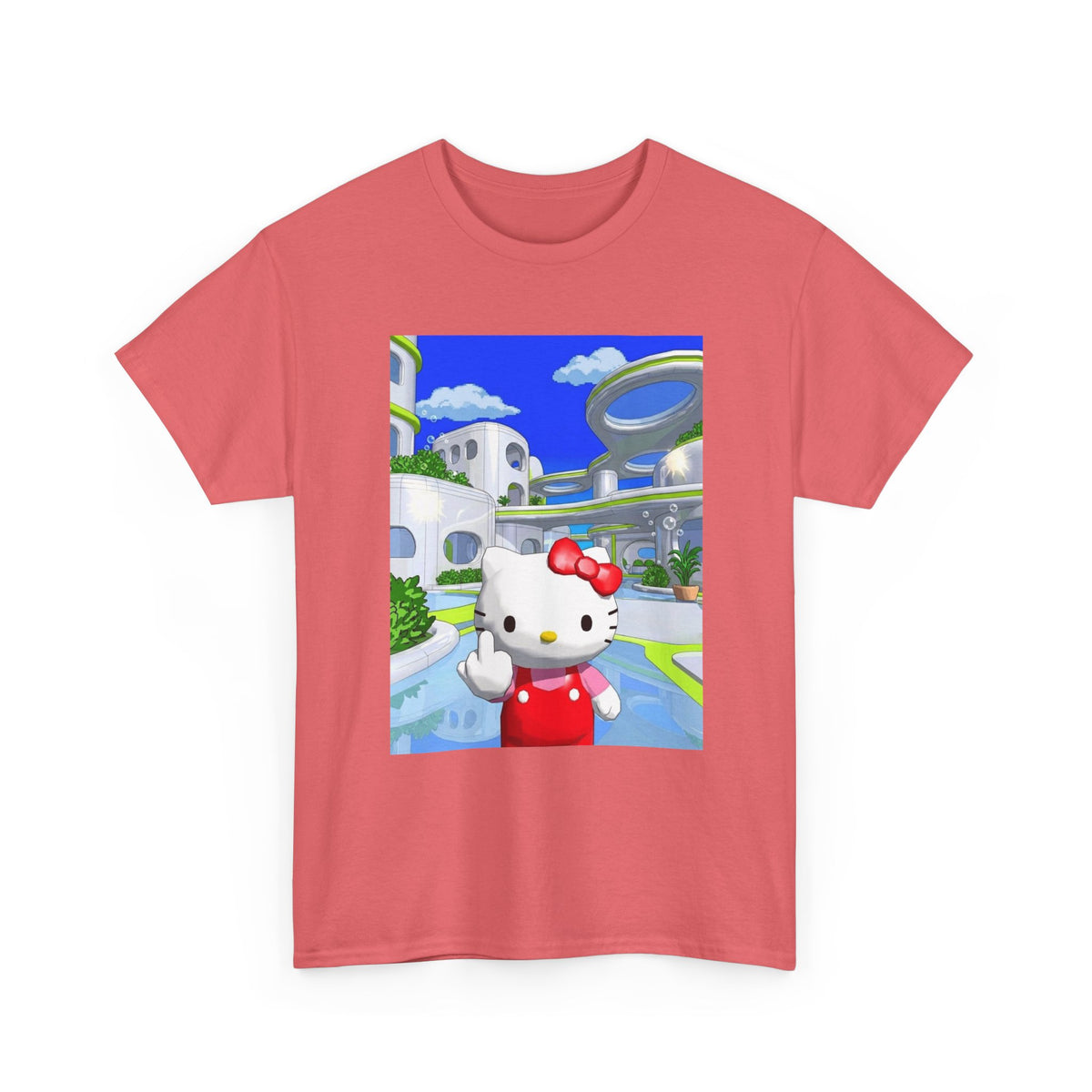 Aero Kitty Flipping The Bird Tee