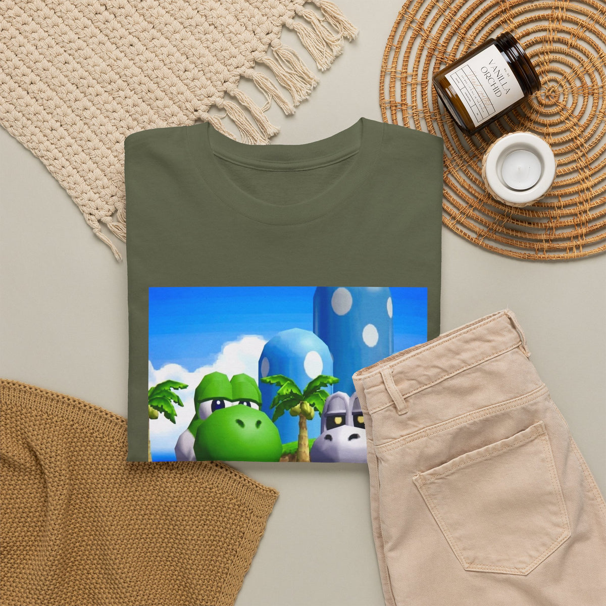 Yoshi And Dry Bones Flipping The Bird