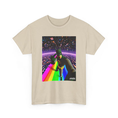 Batman Flips Off Reality On Psychedelic Tee