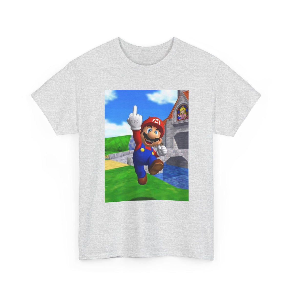 Mario Giving The Middle Finger Tee