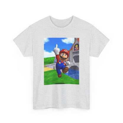 Mario Giving The Middle Finger Tee
