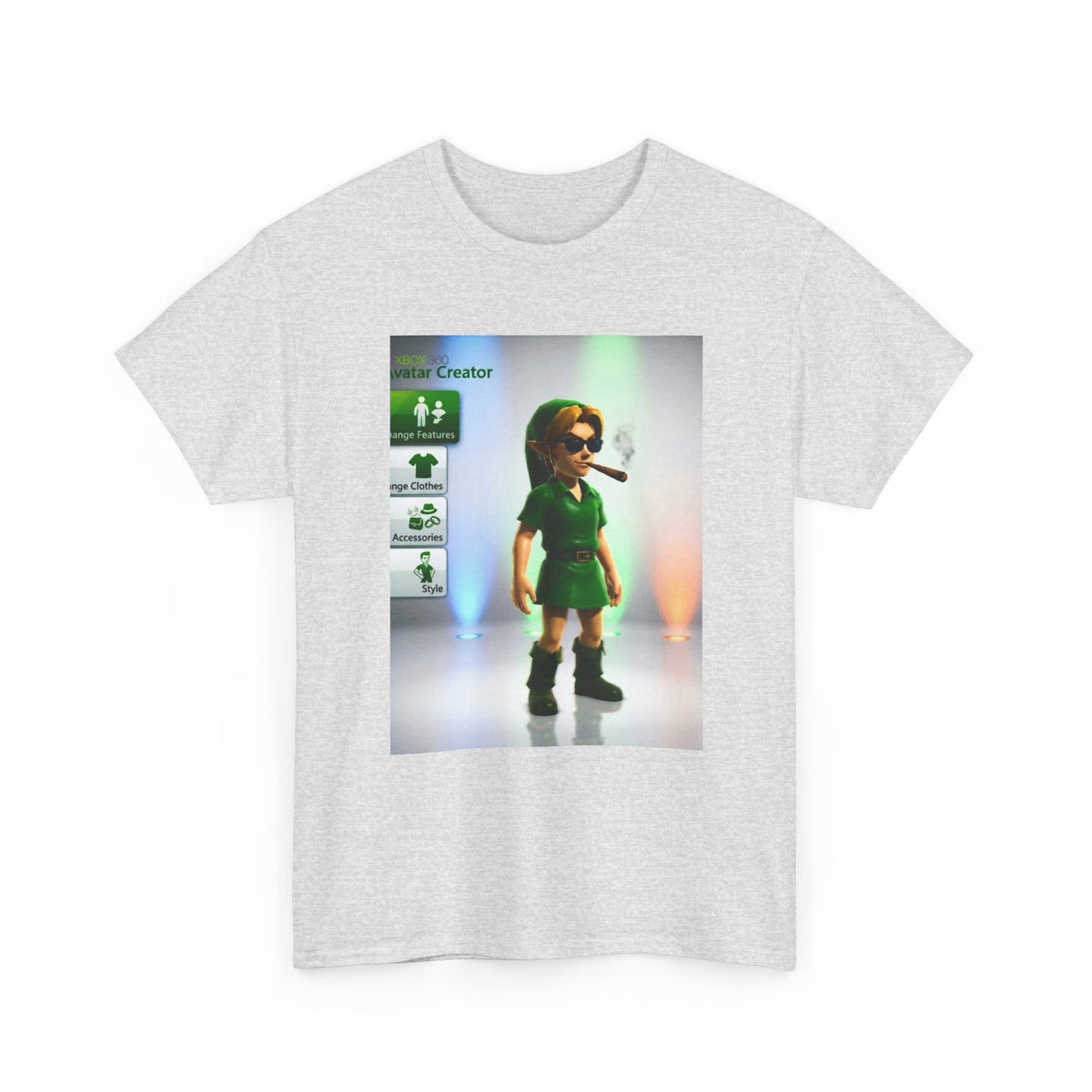 Xbox Avatar Link Smoking Blunt Tee