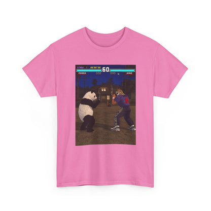 Panda And King Smoking Cigars Street Fight Tee