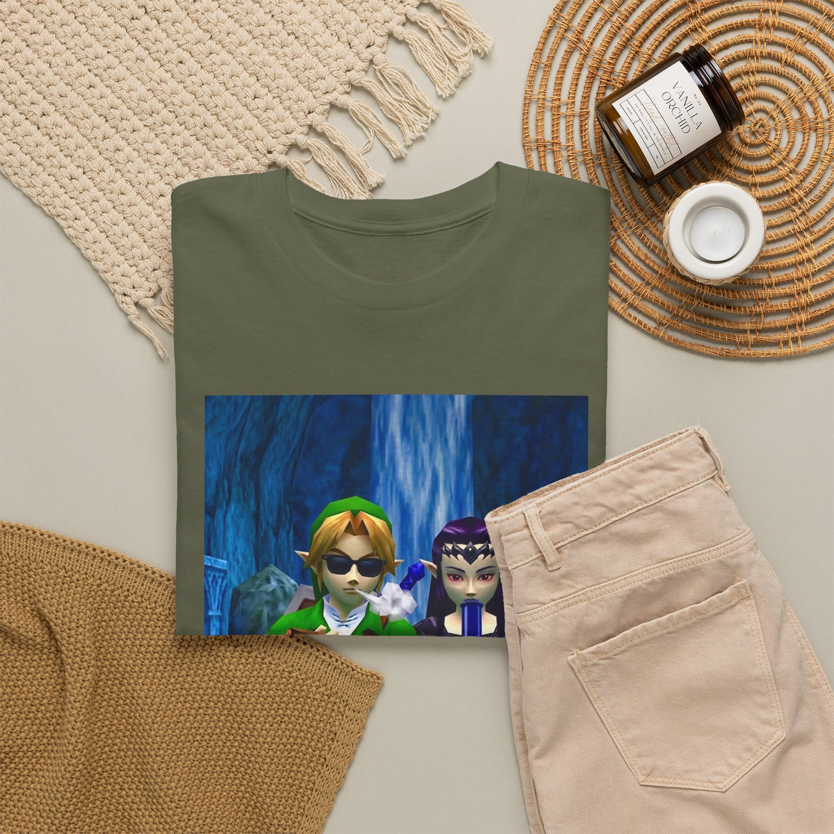 Hero and Princess Taking A Hit Tee