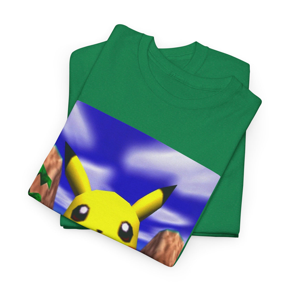 Pikachu Giving The Finger On An N64 Island