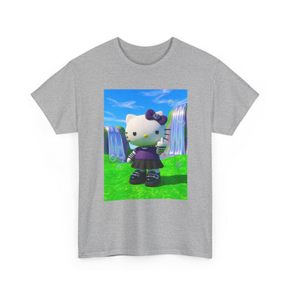 Goth Kitty Flipping Off In Wonderland