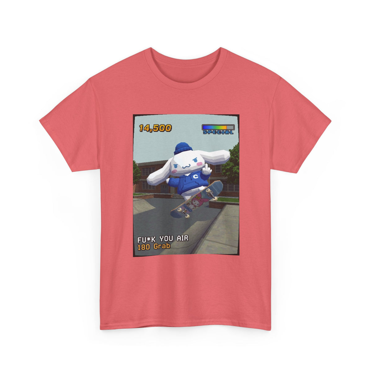 Cinnamoroll Skater Flipping The Bird Tee