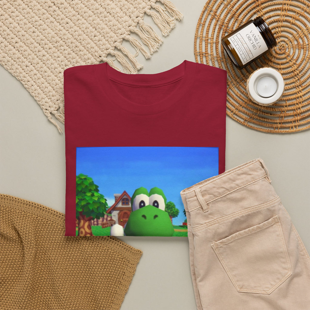 Yoshi Giving The Finger On A Tee