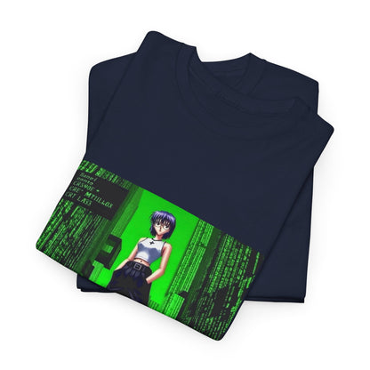 Anime Girl In Matrix Code City