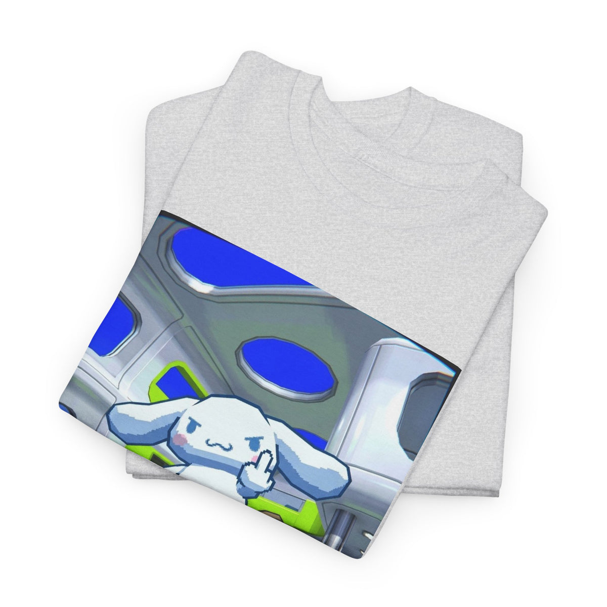 Cinnamoroll Skater Flipping Off Tee