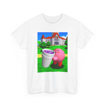 Kirby Sipping Purple Drank In Princess Peach's Castle