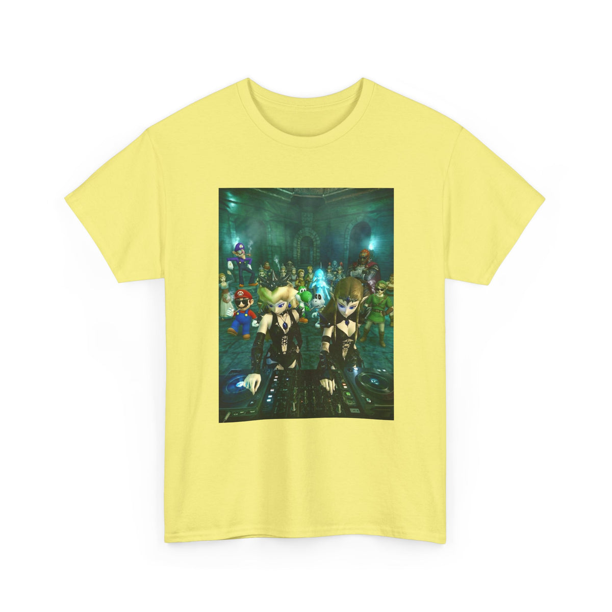 Dark Zelda DJs Gaming Party Tee