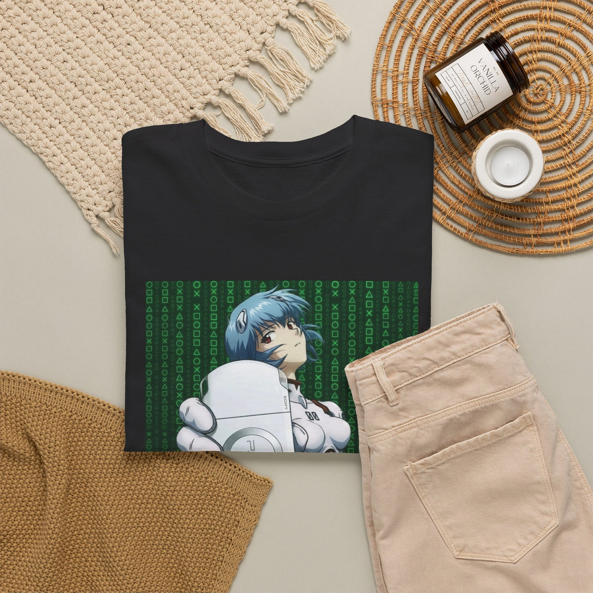 Rei Ayanami With PSP Matrix Tee