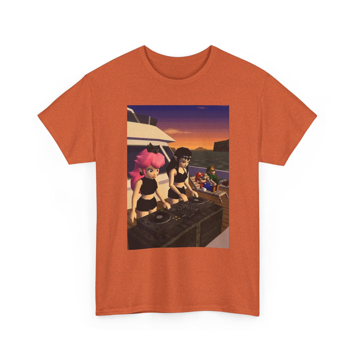 N64 Waifus DJ Yacht Party Tee