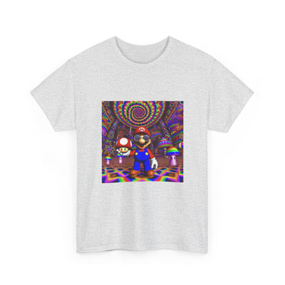 Tripping Mario Holding A Super Mushroom
