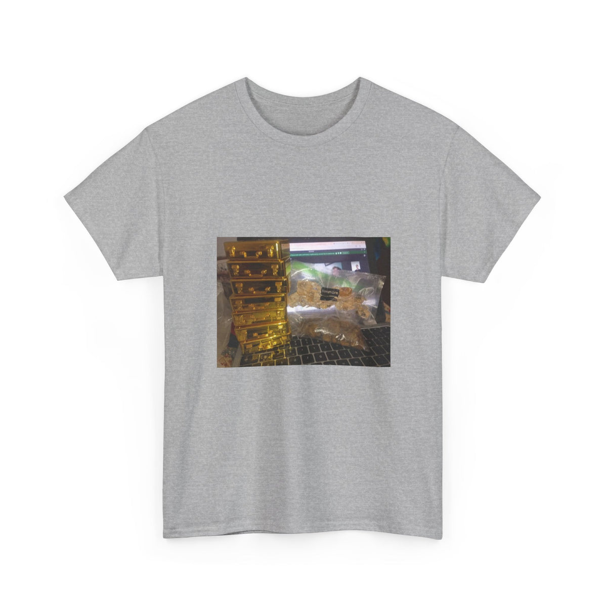 Gold Briefcase Stash Tee