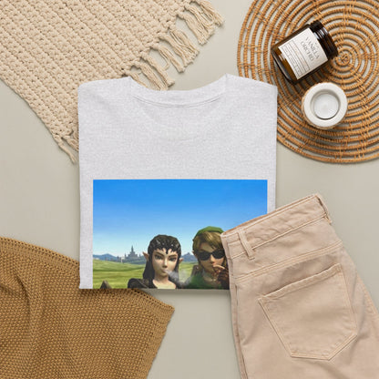 Link And Midna Smoking Blunts Tee
