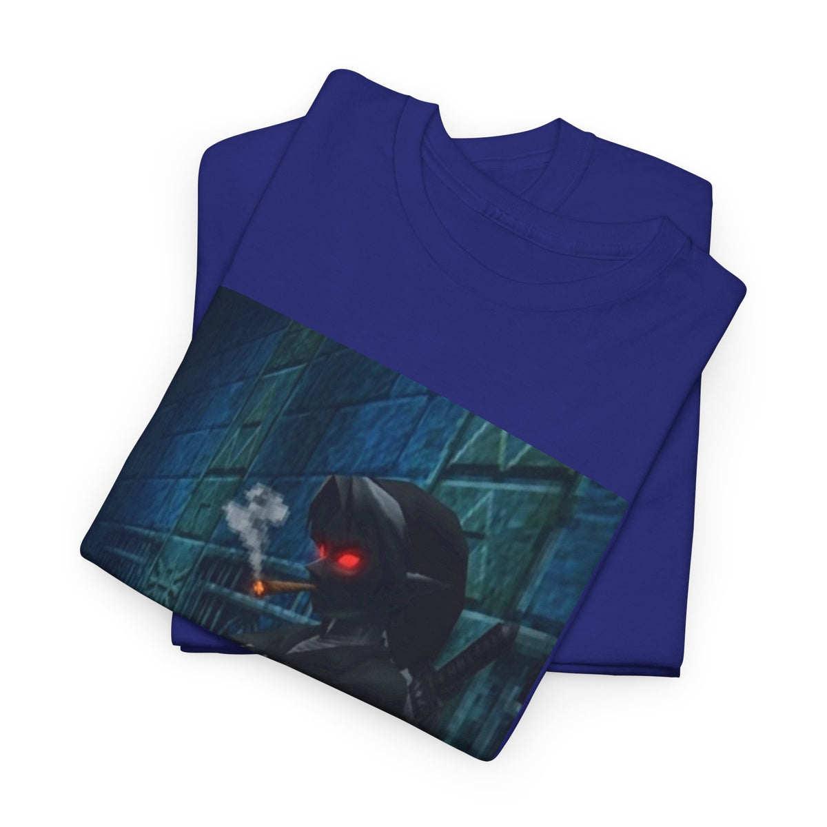 Dark Elf Smoking Blunt In Dungeon Tee