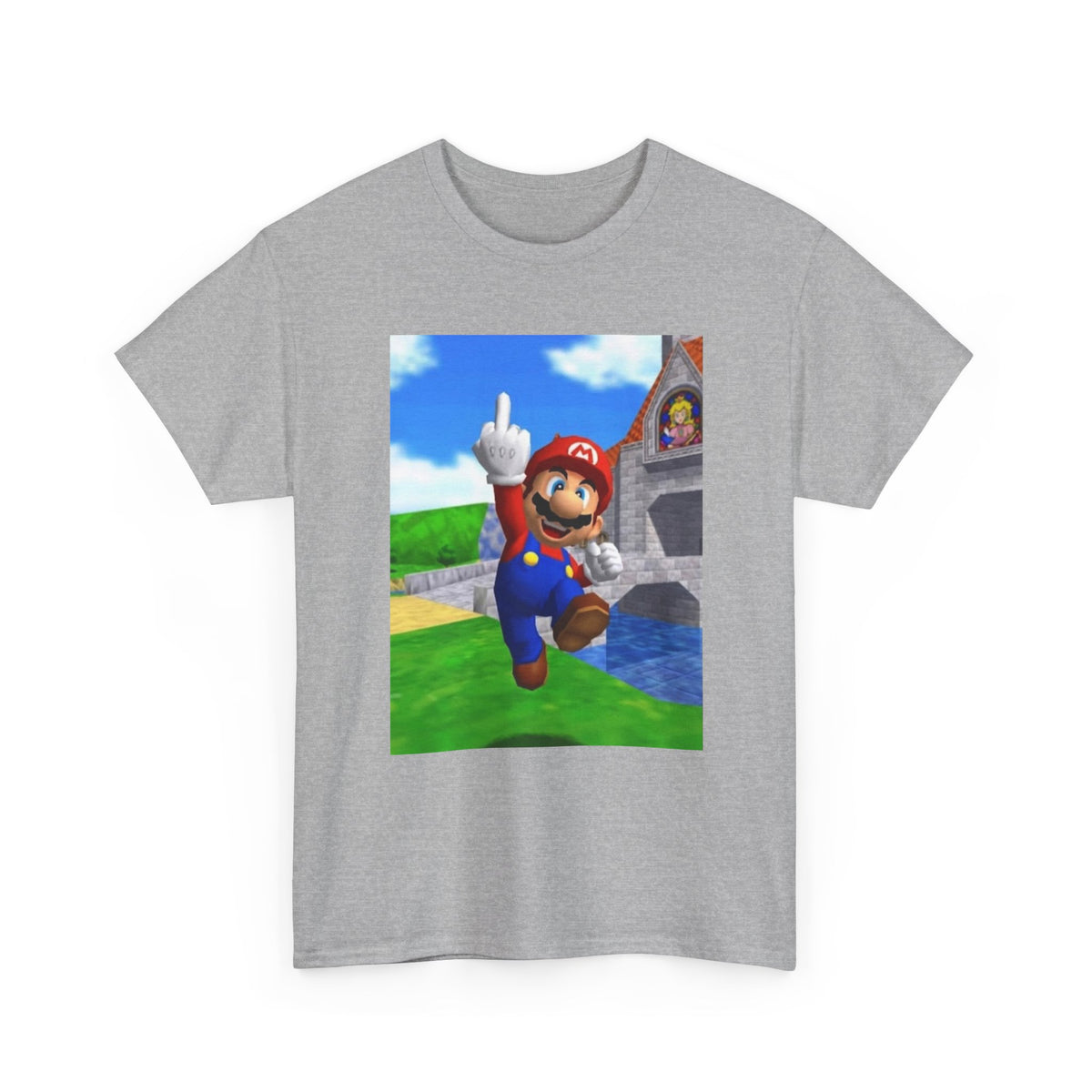 Mario Giving The Middle Finger Tee