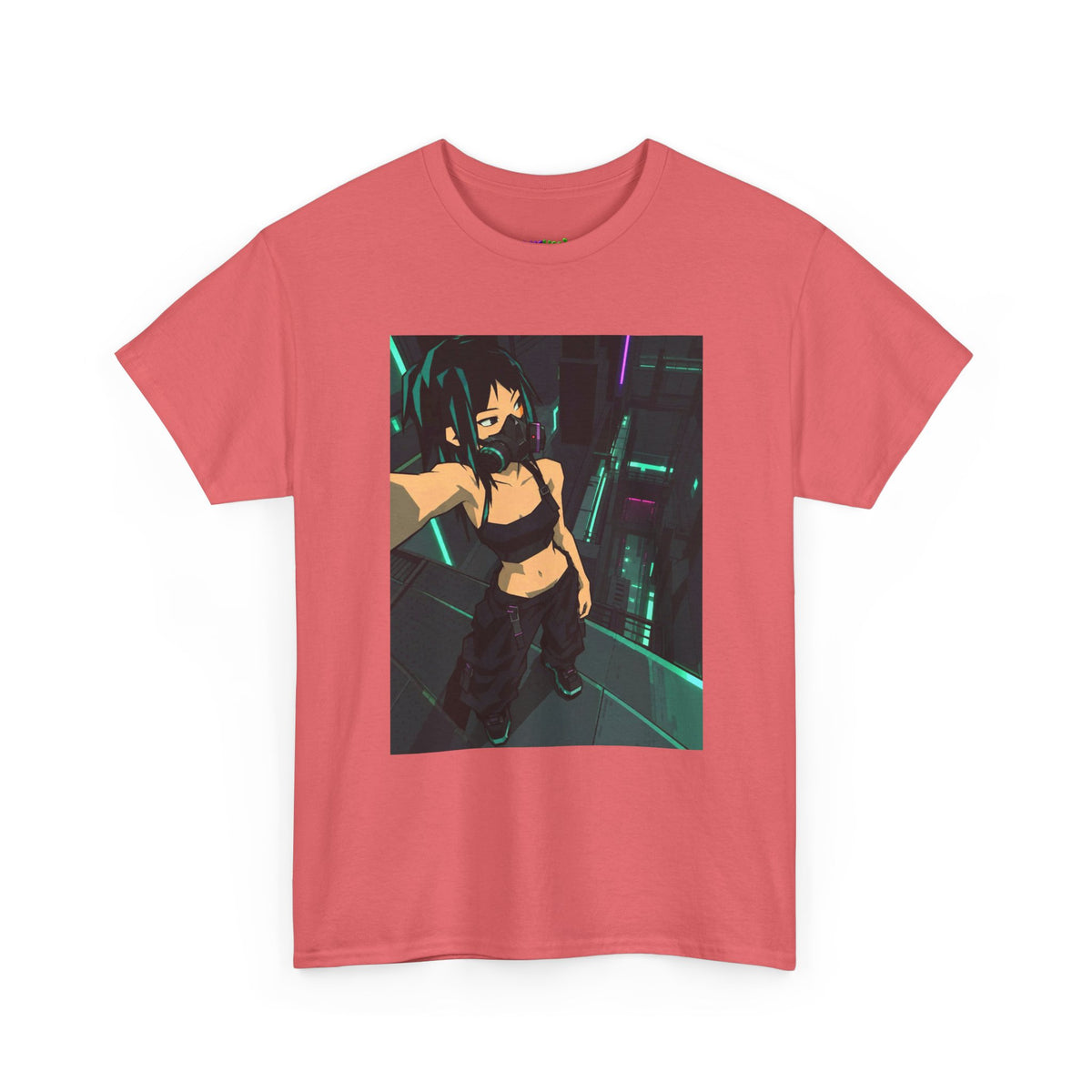 Green Horizon Blur Graphic Tee