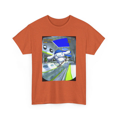 Skater Cloud Dog Flipping Bird Tee