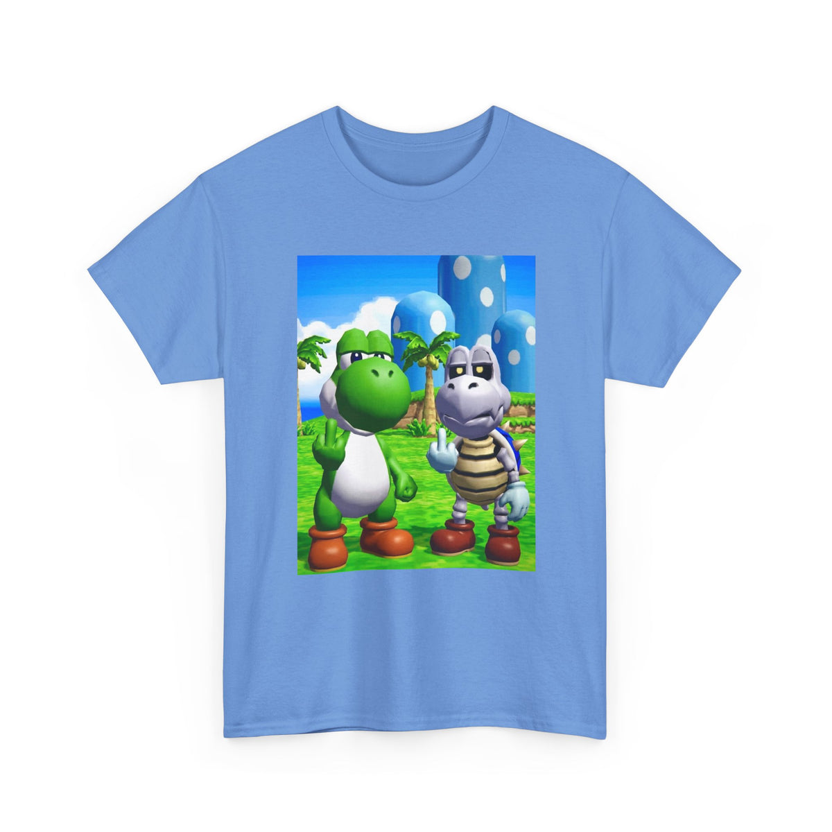 Yoshi And Dry Bones Flipping The Bird