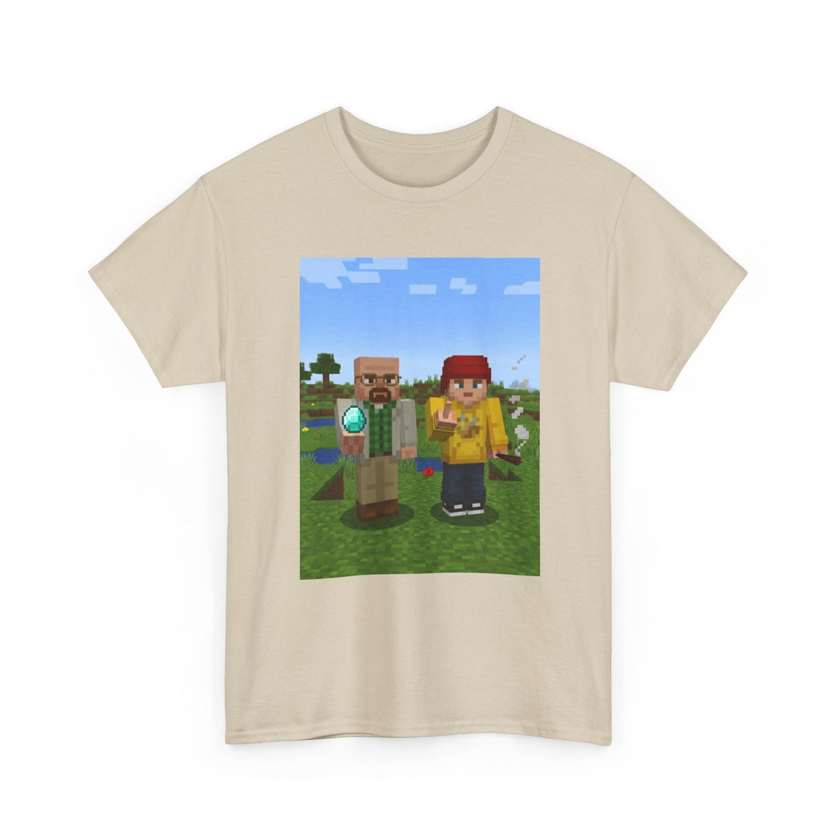 Walter White and Jesse Pinkman Minecraft Tee