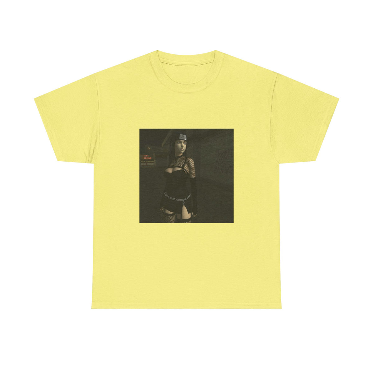 Anime Kunoichi Character Street Scene Tee