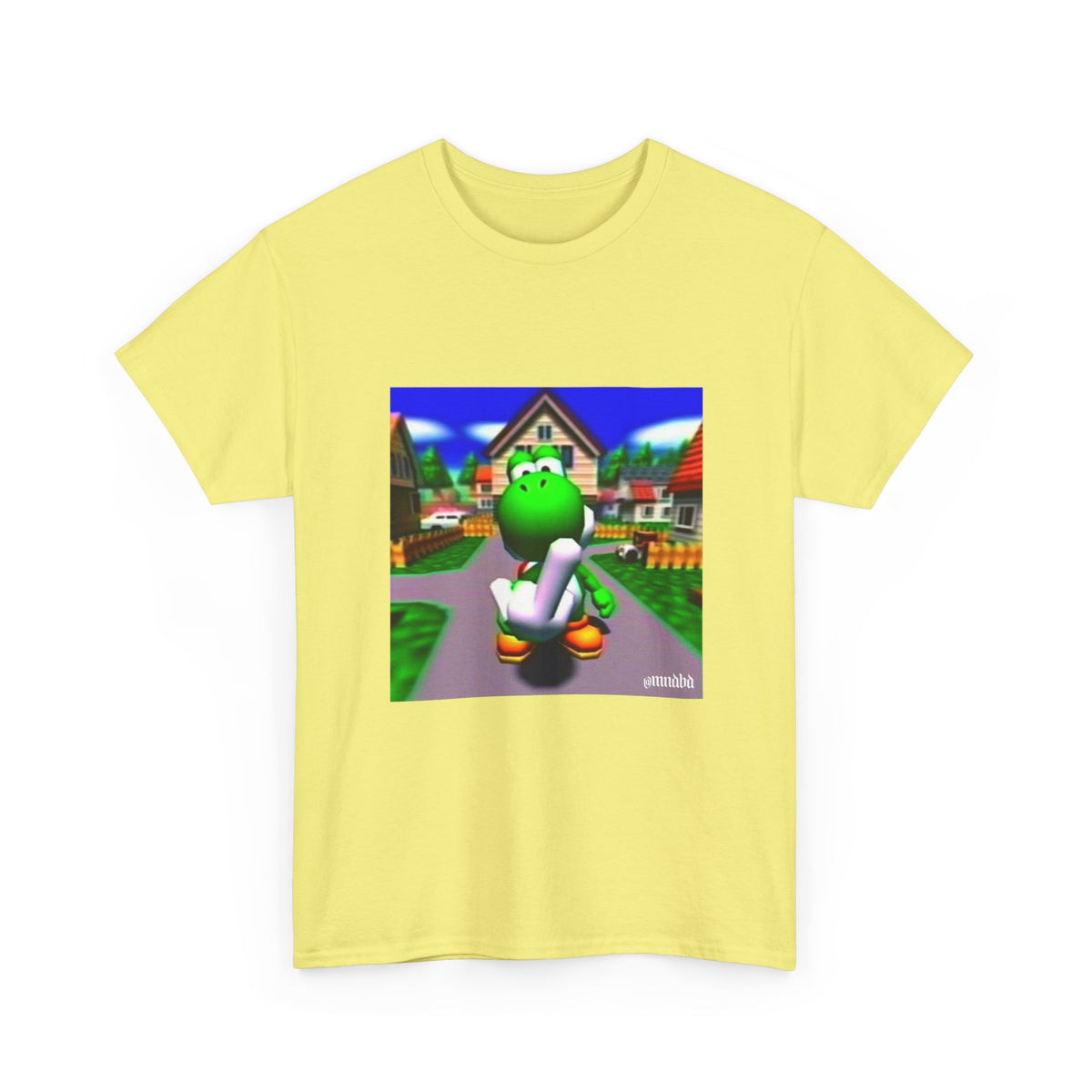 Yoshi Giving The Finger In Neighborhood Tee