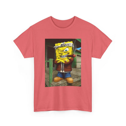 Gangster Sponge Winking and Smoking