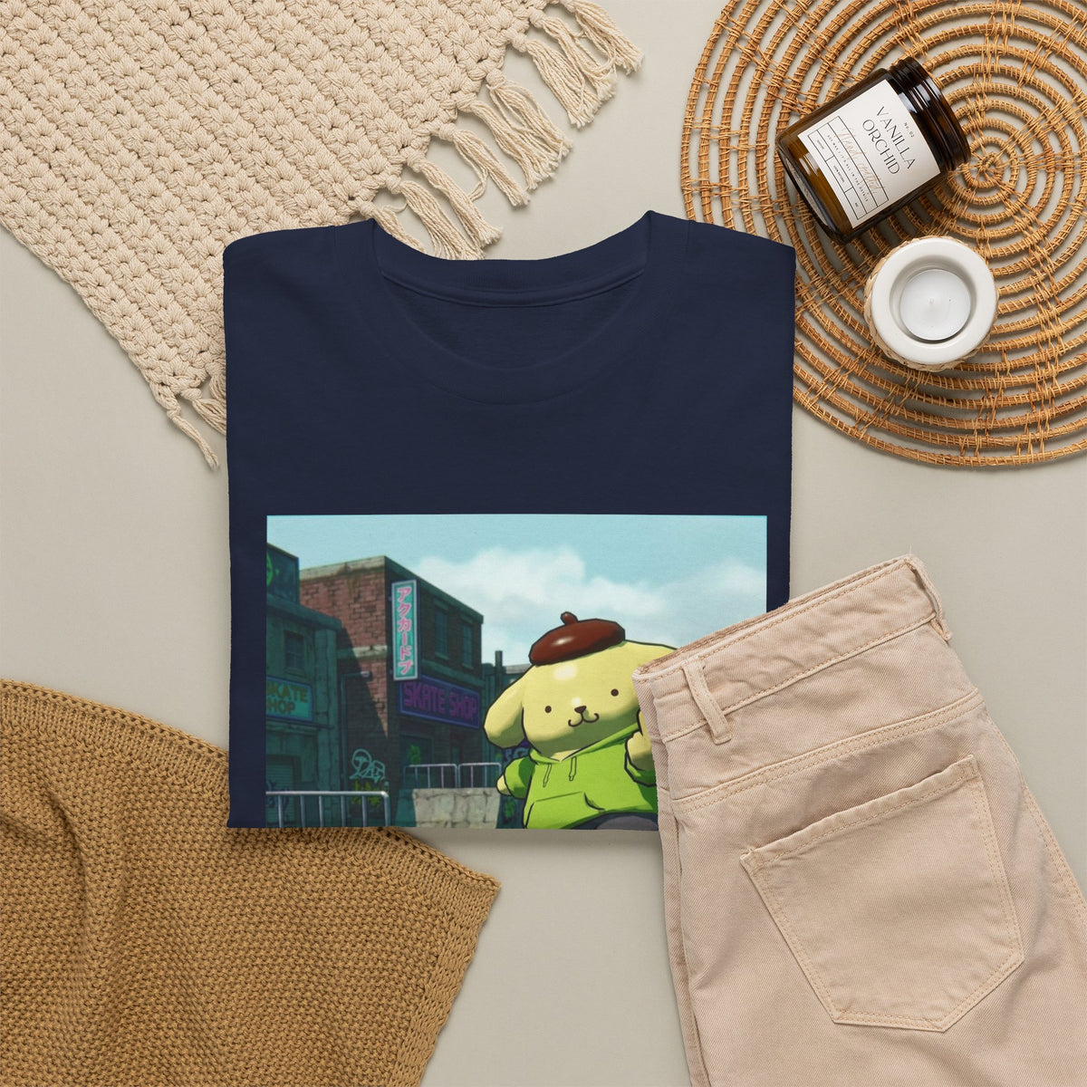 Pompompurin Skating And Flipping The Bird