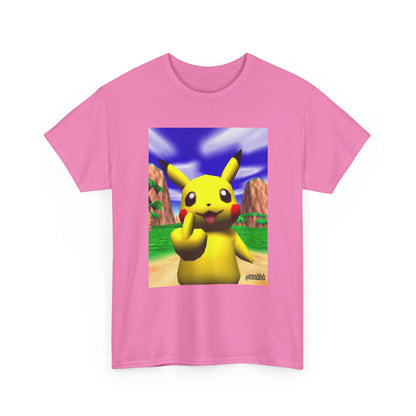 Pikachu Giving The Finger On An N64 Island