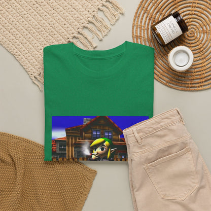 Link In A Puffer Smoking On The Block Tee
