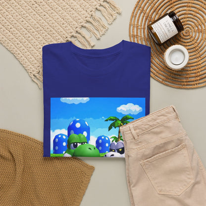 Yoshi And Dry Bones Flipping Off Tee