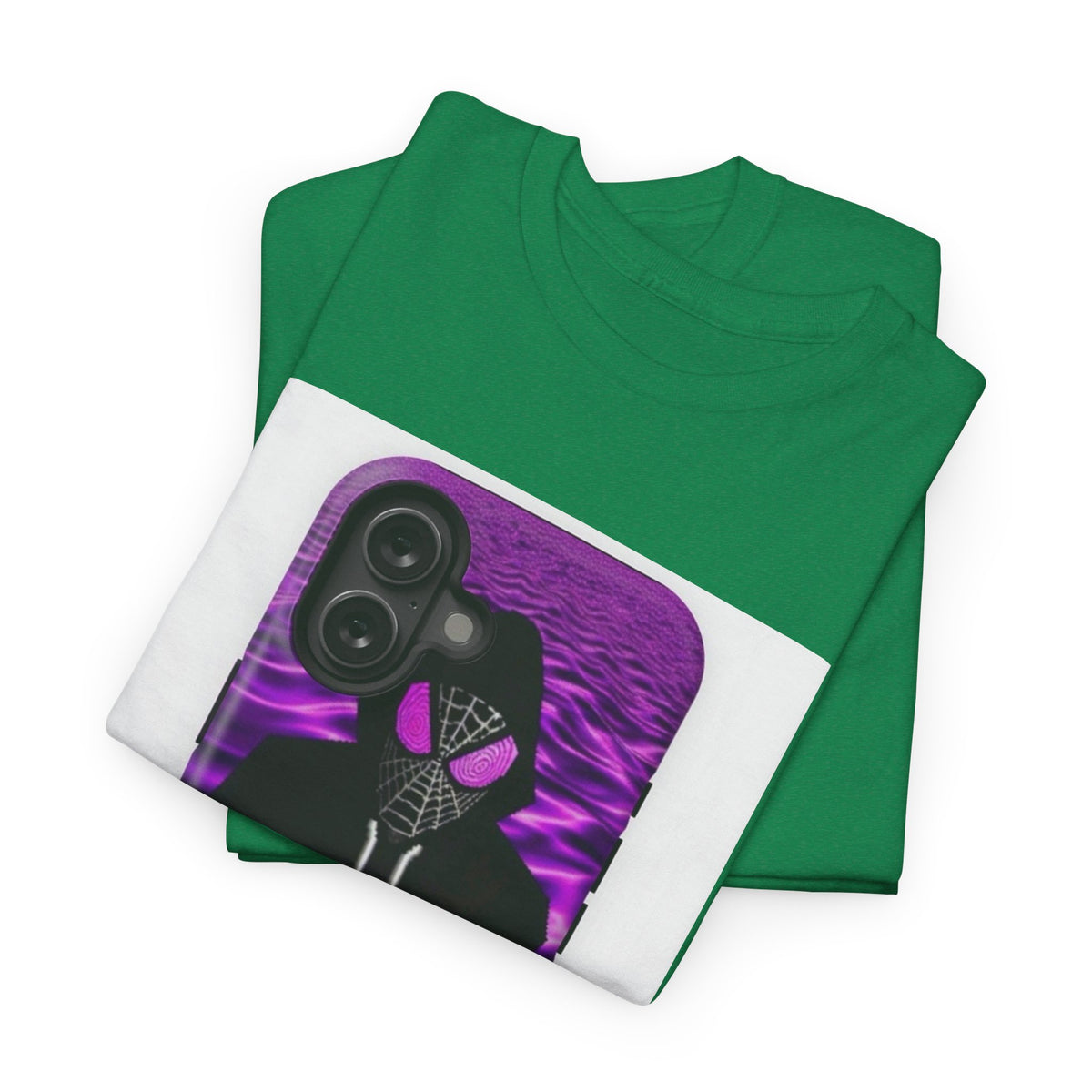 Pixelated Web-Slinger Holding Purple Drink Tee