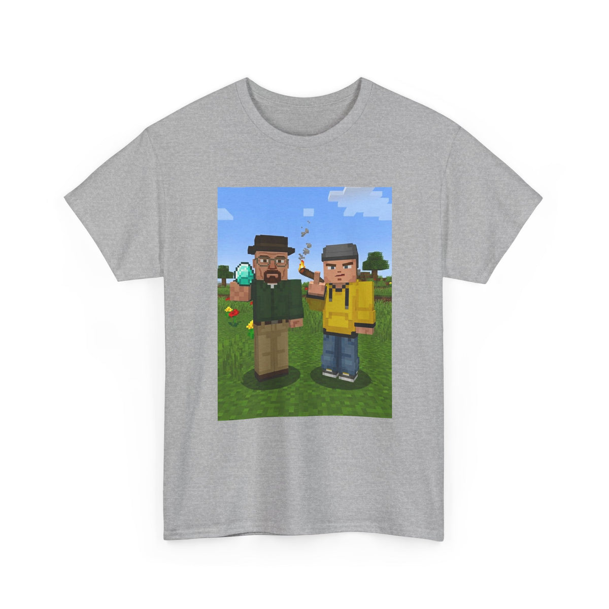 Blocky Chemist And Apprentice Smoking
