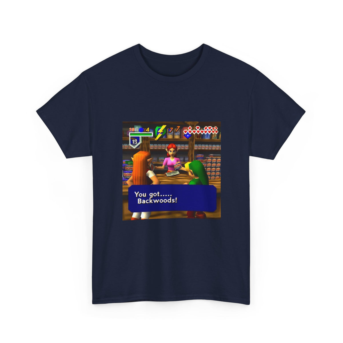 Link Buying Backwoods In Hyrule Shop Tee