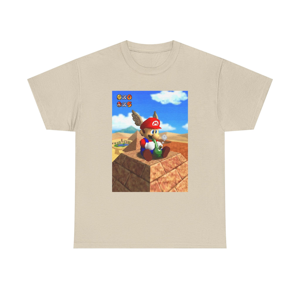 Wing Cap Mario Enjoying The Desert View Tee