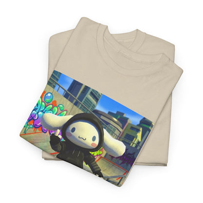 Edgy Cinnamoroll Skater Flipping Off Tee
