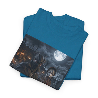 Hunters Smoking Under Moonlight