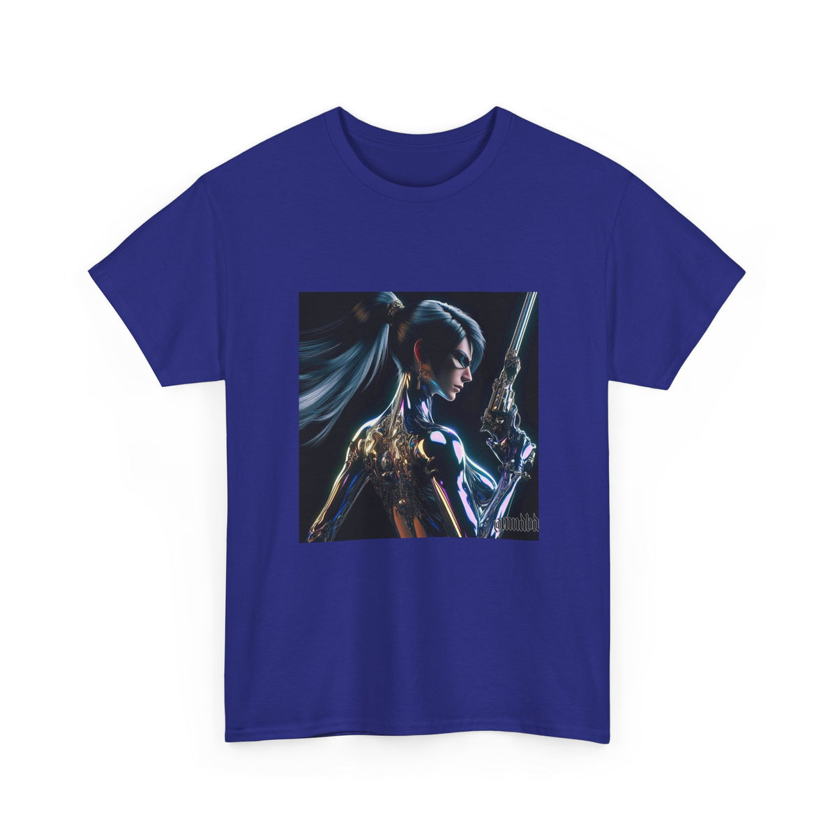 Chrome Huntress With Illuminated Weapon Tee
