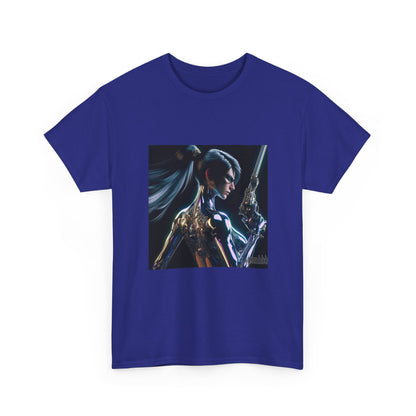Chrome Huntress With Illuminated Weapon Tee