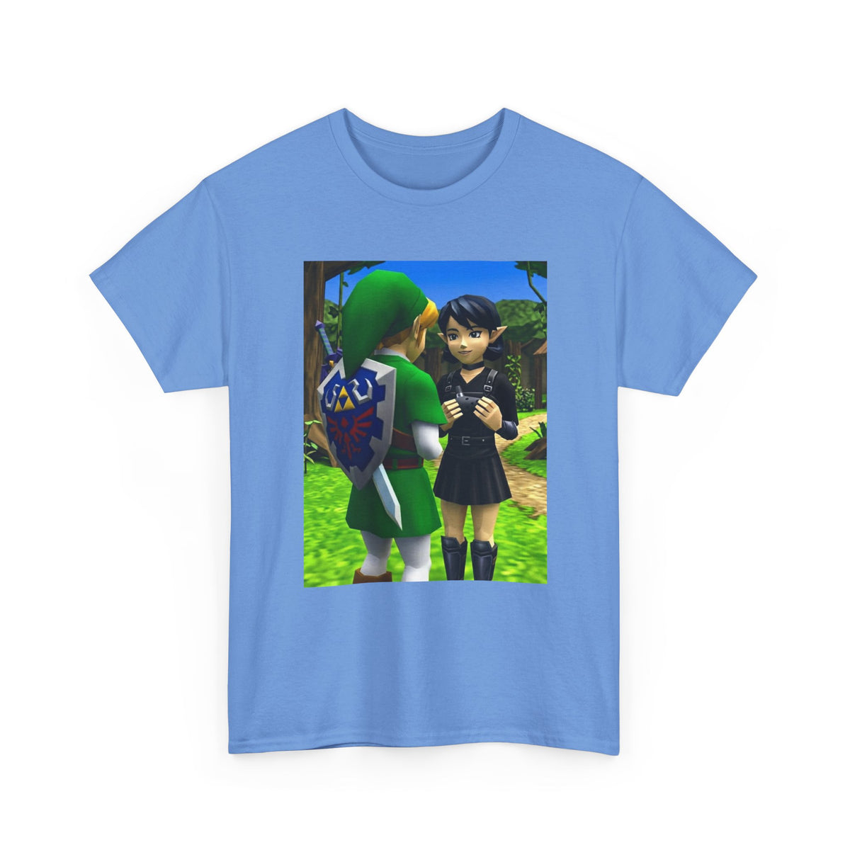 Link And Ocarina Girl Meeting
